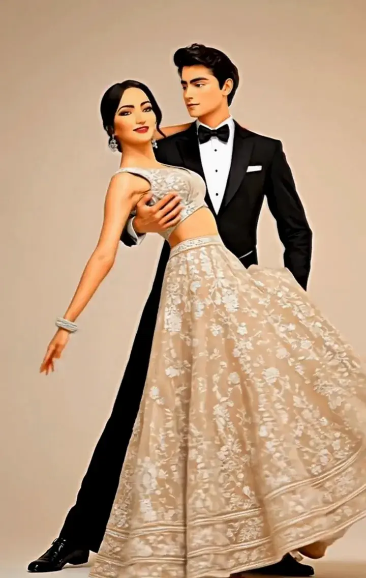 Ivory Couple Dance: the couple dance